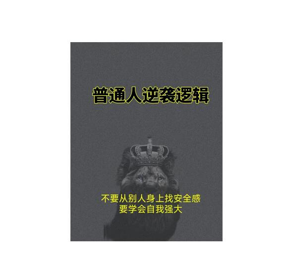 《普通人逆袭逻辑》PDF